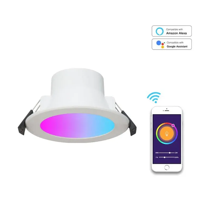 RGBW smart downlights