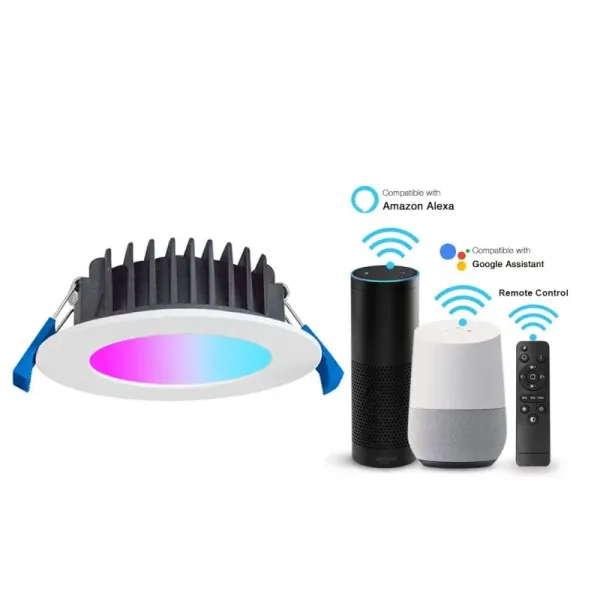 Zigbee RGBW 10W Downlights with External Driver, supplied example 5