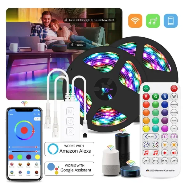 Strip Lighting RGBW - Wi-Fi Only, supplied example 5