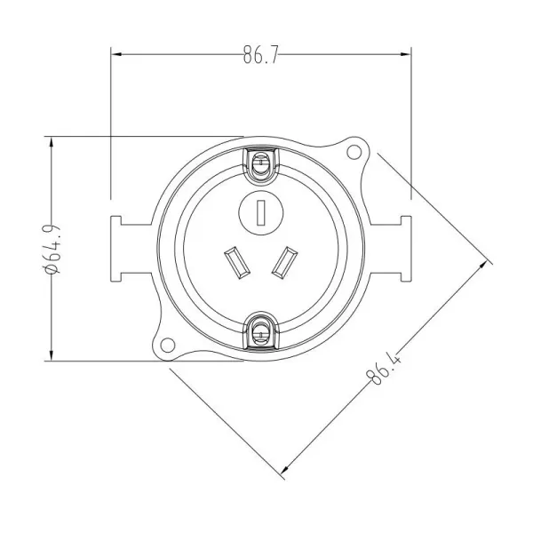 Plug Base Sockets for Downlights, supplied example 8