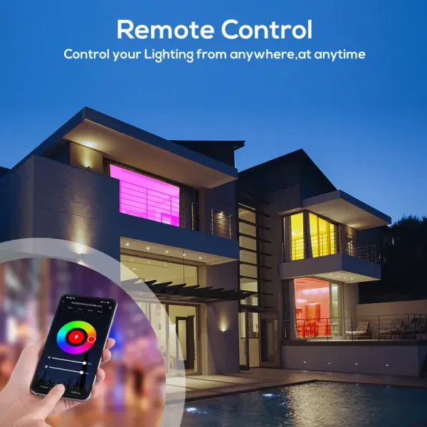 RGBW 15W Downlight with Internal Driver - Wi-Fi Only, supplied example 3