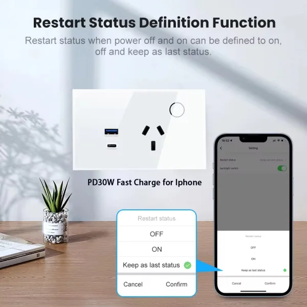 Powerpoint with USB and TYPE C Charge, supplied example 4
