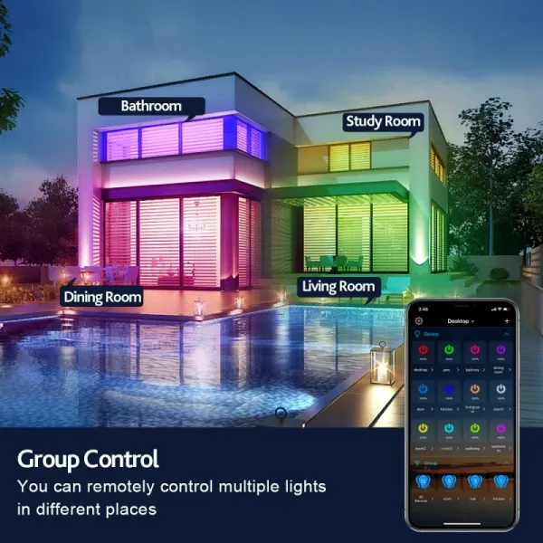 RGBW Oyster Lights, supplied example 6