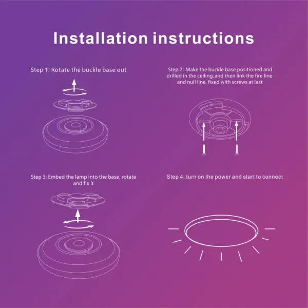 RGBW Oyster Lights, supplied example 11