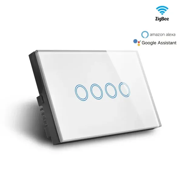 Smart Switches / 4 Gang - Zigbee Control, supplied example 1