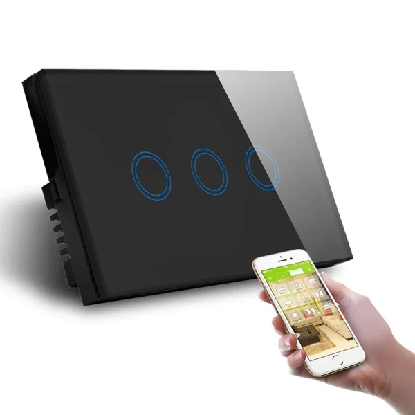 Smart Switches / 3 Gang Wi-Fi Only, supplied example 2