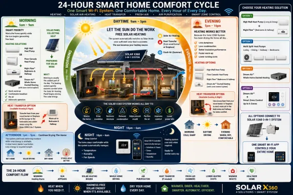 24-hour comfort cycle concepts, illustrated concept 5