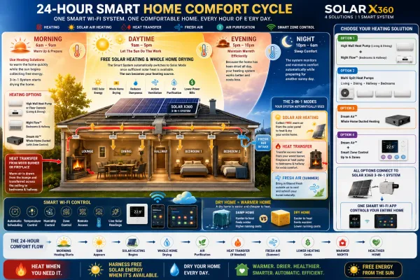 24-hour comfort cycle concepts, illustrated concept 2