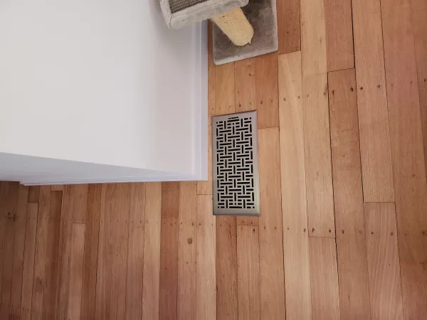 Ceiling diffusers, returns and floor grilles, supplied example 11
