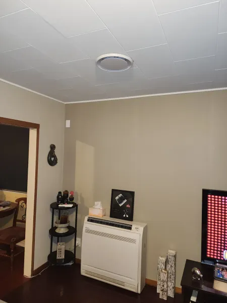 Heat pumps inside the home, supplied example 1
