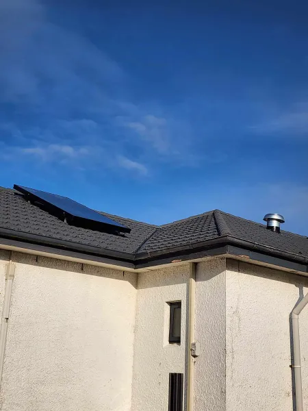 Solar panels for ducted systems, supplied example 7