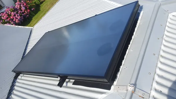 Solar panels for ducted systems, supplied example 17
