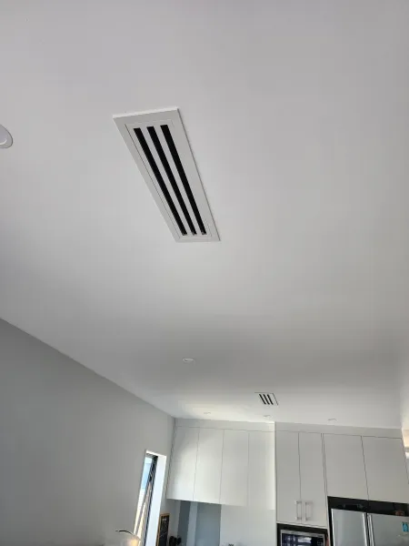 Ceiling diffusers, returns and floor grilles, supplied example 20