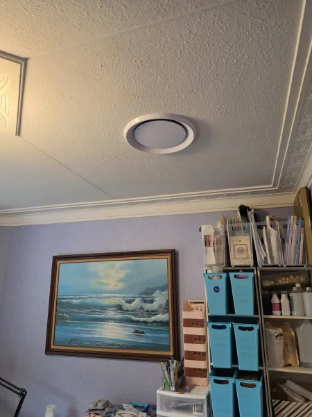 Ceiling diffusers, returns and floor grilles, supplied example 4