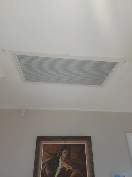 Ceiling diffusers, returns and floor grilles, supplied example 1