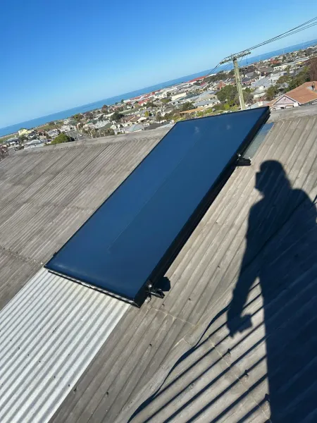 Solar panels for ducted systems, supplied example 1