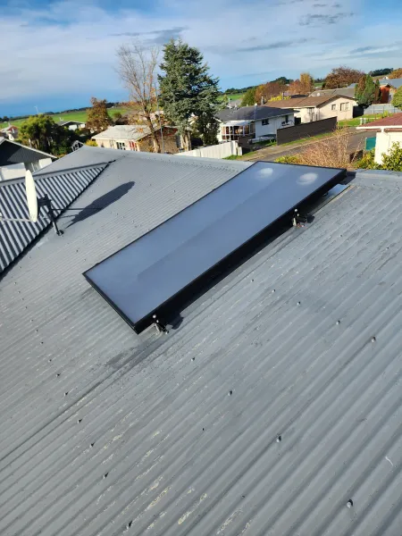 Solar panels for ducted systems, supplied example 11
