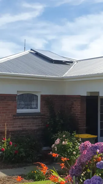 Solar panels for ducted systems, supplied example 15