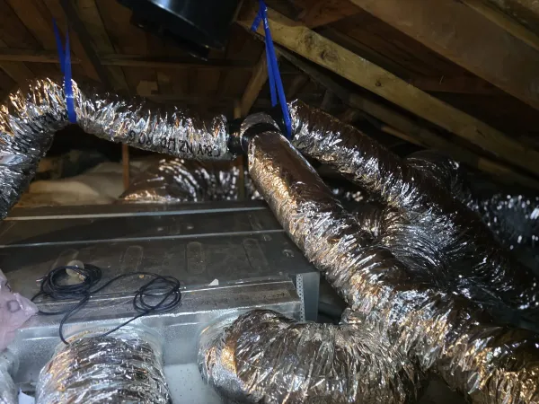 Equipment inside the roof, supplied example 39