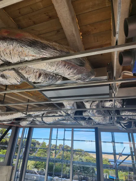 Equipment inside the roof, supplied example 19