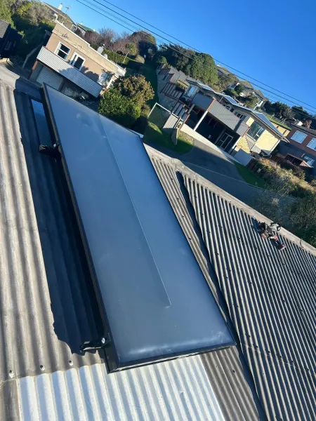 Solar panels for ducted systems, supplied example 3