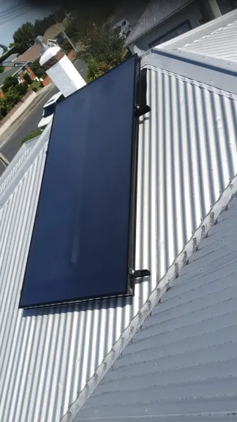 Solar panels for ducted systems, supplied example 16