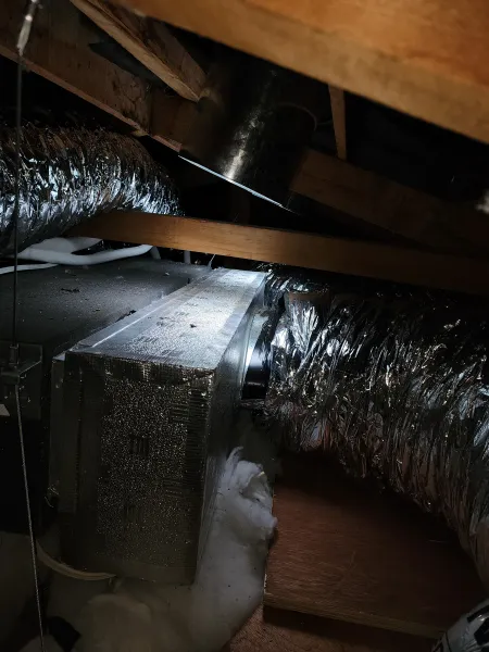 Equipment inside the roof, supplied example 32