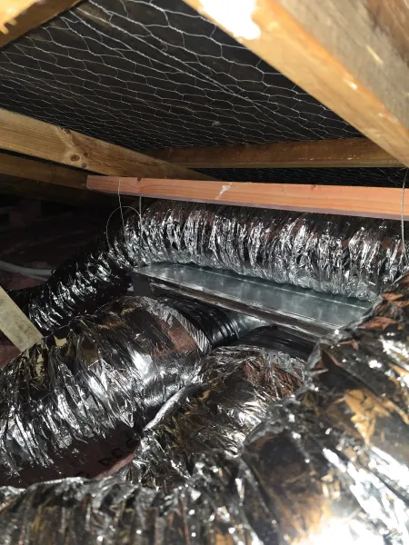 Equipment inside the roof, supplied example 5