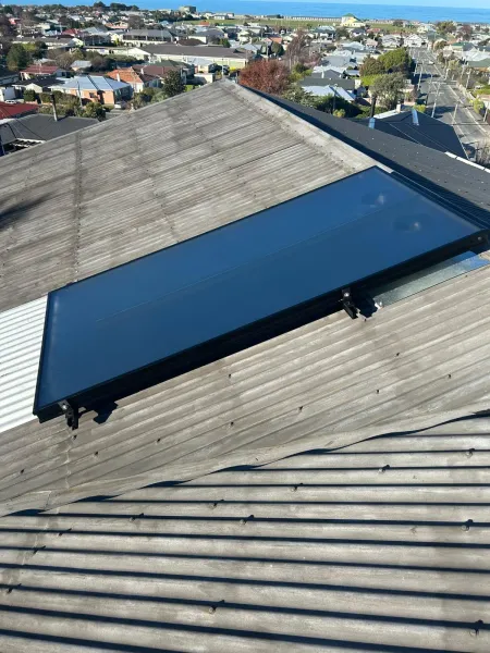 Solar panels for ducted systems, supplied example 2