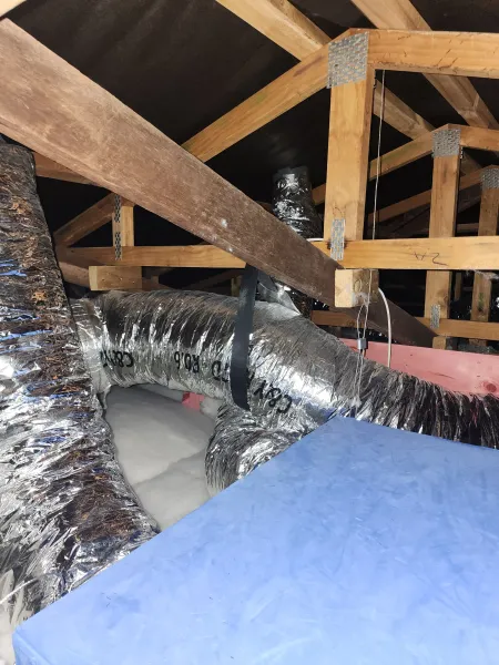 Equipment inside the roof, supplied example 35