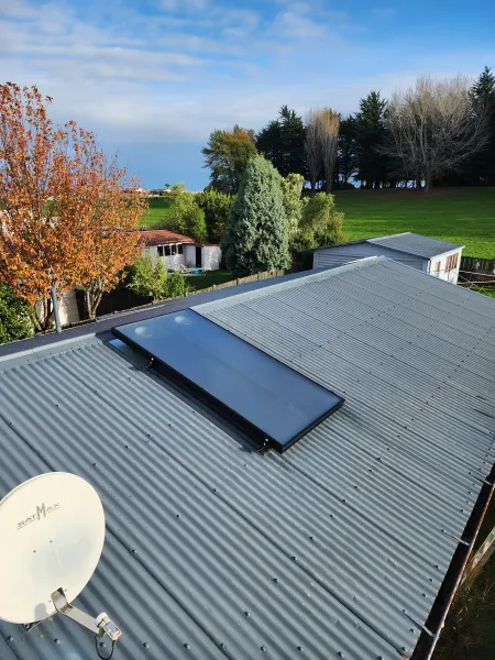 Solar panels for ducted systems, supplied example 8