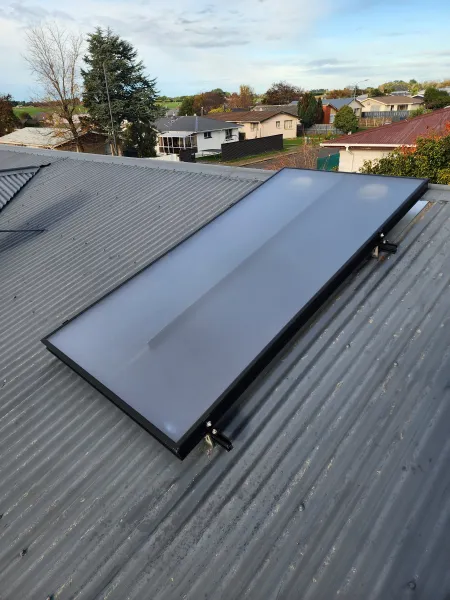 Solar panels for ducted systems, supplied example 10