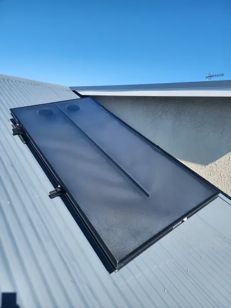 Solar panels on the roof, supplied example 87