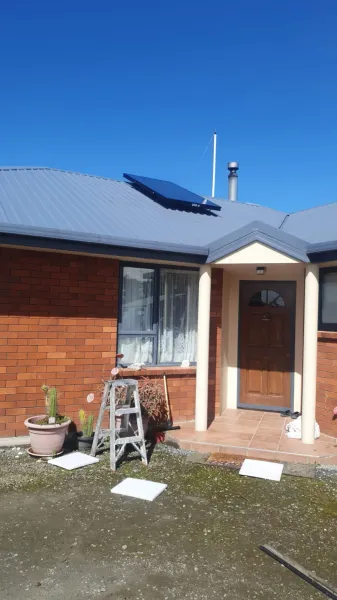Solar panels on the roof, supplied example 78