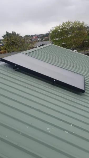 Solar panels on the roof, supplied example 53