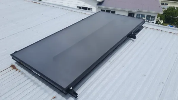 Solar panels on the roof, supplied example 40