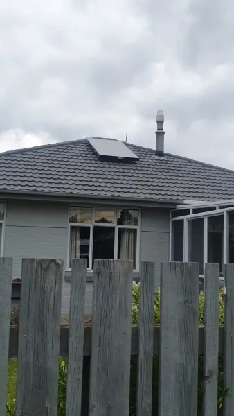 Solar panels on the roof, supplied example 20