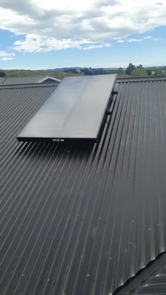 Solar panels on the roof, supplied example 88