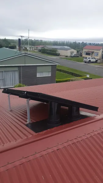 Solar panels on the roof, supplied example 95