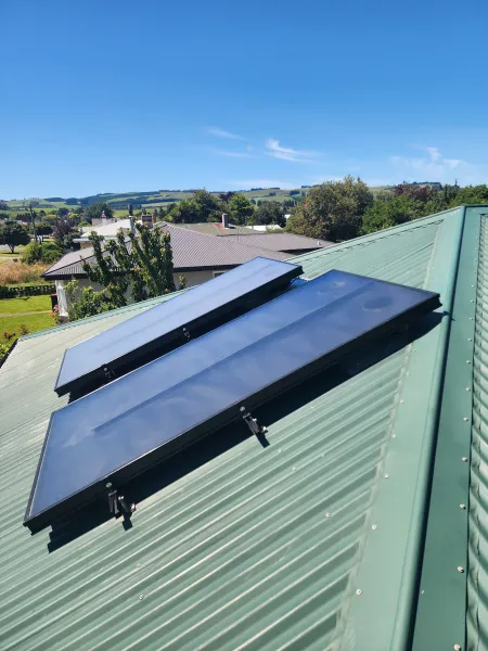 Solar panels on the roof, supplied example 75