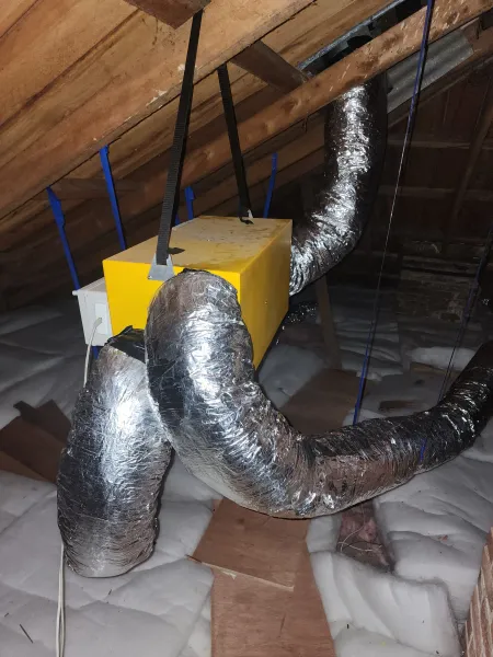 Inside the roof, supplied example 1