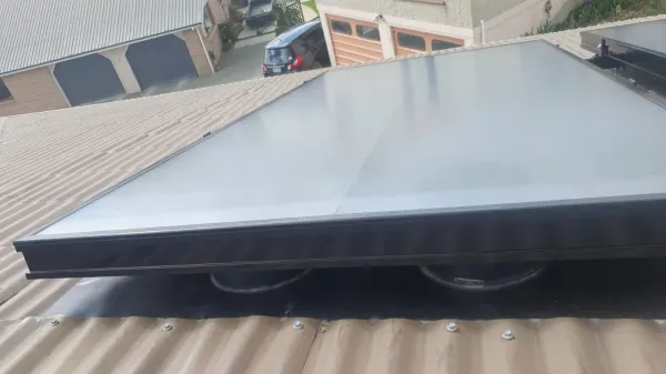 Solar panels on the roof, supplied example 93