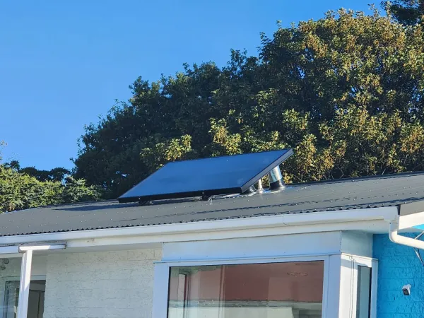 Solar panels on the roof, supplied example 9