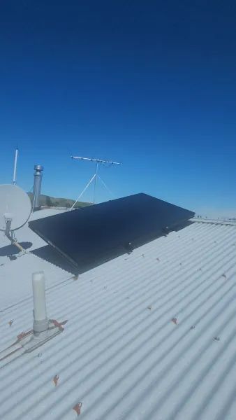 Solar panels on the roof, supplied example 32
