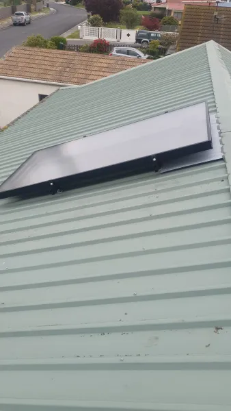 Solar panels on the roof, supplied example 52