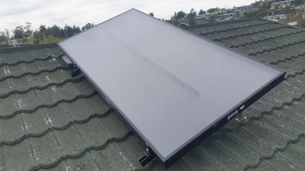 Solar panels on the roof, supplied example 47