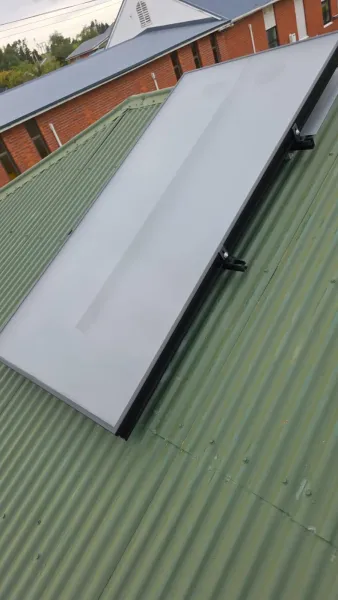 Solar panels on the roof, supplied example 79