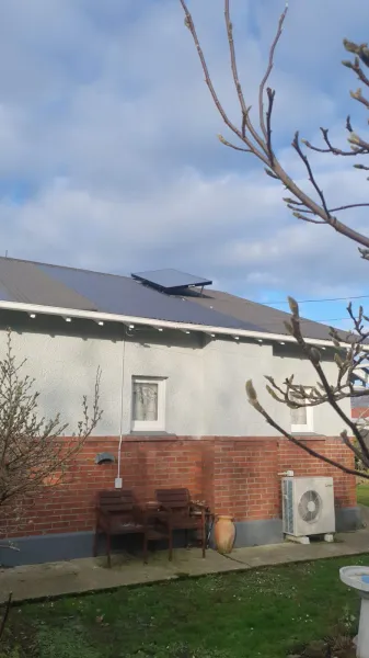 Solar panels on the roof, supplied example 55