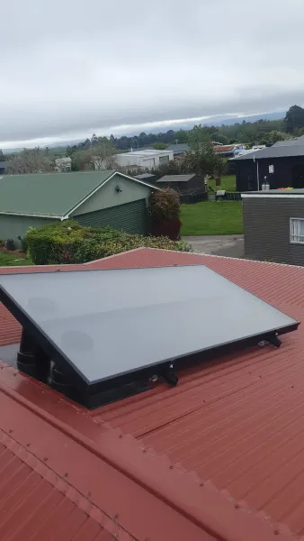 Solar panels on the roof, supplied example 94