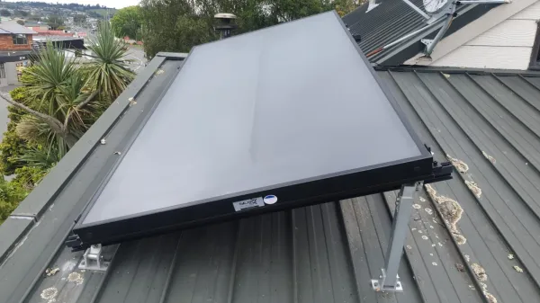 Solar panels on the roof, supplied example 76
